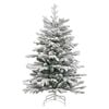 vidaXL Kunstmatige Inklapbare Kerstboom Wit 120 cm PE en PVC