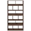 vidaXL Boekenkast 100x33x187,5 cm bewerkt hout bruin eikenkleurig