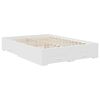 vidaXL Bedframe met hoofdeinde met lade Wit 160 x 200 cm Bewerkt hout