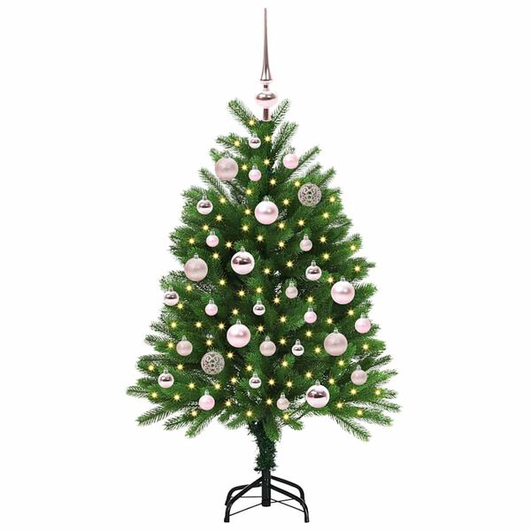 vidaXL Kerstboom met 150 LED met standaard Groen 120 cm PE