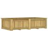 vidaXL Plantenbak verhoogd 196x100x50 cm geïmpregneerd grenenhout