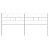 vidaXL Hoofdbord 193 cm metaal wit