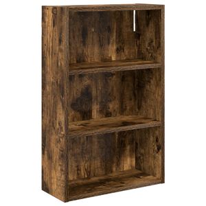 vidaXL Badkamer wandkast met plank Gerookte Eik 40 x 16 x 62,5 cm