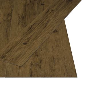 vidaXL Zelfklevende Vloerplank Natuurlijk Bruin 4,46 m&sup2; 32 st PVC