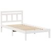 vidaXL Bedframe Wit 80 x 200 cm Massief grenenhout