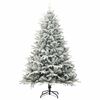 vidaXL Artificial Pre-lit Kerstboom met Ballenset Groen 150 cm