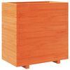 vidaXL Plantenbak 70x40x72,5 cm massief grenenhout wasbruin