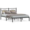 vidaXL Bedframe zonder matras hout sonoma eikenkleurig 150x200 cm