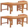 vidaXL Boom bank 8 -Seater 2 st 160 x 80 x 45cm Naturel