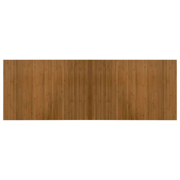 vidaXL Vloerkleed rechthoekig 70x200 cm bamboe bruin