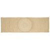 vidaXL Vloerkleed Natuurlijk en Wit 80 x 250 cm Jute