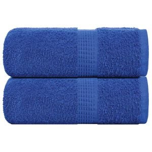 vidaXL Washandjes FROGN 2 st 30x30 cm 360 g/m&sup2; blauw