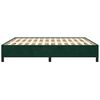 vidaXL Bedframe zonder matras 180x200 cm fluweel donkergroen