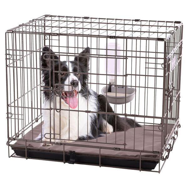 FLAMINGO Hondenwaterbak met fles Diza 480 ml