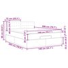 vidaXL Ottoman bed met matras 140x200cm kunstleer cappuccinokleurig