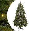 vidaXL Kunstmatige Inklapbare Kerstboom Groen 240 cm PVC en staal