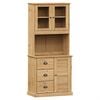 vidaXL Hoge kast VIGO 78x40x175 cm massief grenenhout