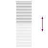 vidaXL Zebra rolgordijn 75x200 cm stofbreedte 70,9 cm lichtgrijs