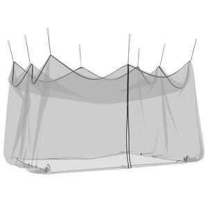 vidaXL Tuin Muggen Net 220 mesh Zwart 3 x 4,5 x 2,5 m Polyester