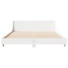 vidaXL Bedframe zonder matras massief grenenhout wit 160x200 cm
