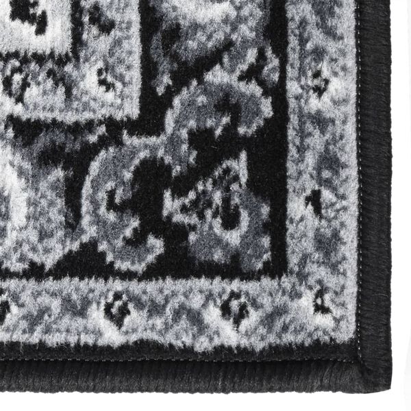 vidaXL Tapijtloper 80x300 cm BCF zwart