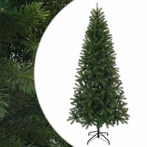 vidaXL Kunstkerstboom met standaard Groen 240 cm PVC, PE en staal