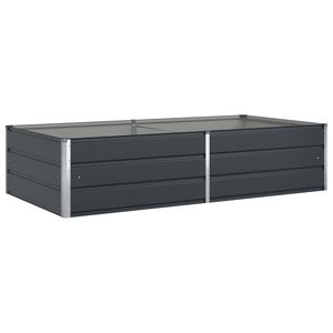 vidaXL Plantenbak Antraciet 195 x 100 x 45 cm Gegalvaniseerd staal