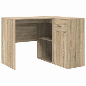 vidaXL Hoekbureau met lade Sonoma Eiken 102 x 88 x 75 cm