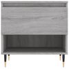 vidaXL Salontafel 50x46x50 cm bewerkt hout grijs sonoma eikenkleurig