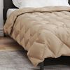 vidaXL Winter Dekbed Taupe 200 x 140 cm Microfiber