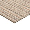 vidaXL Tapijttegels 20 st 5 m² 50x50 cm gestreept beige