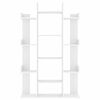 vidaXL Boekenkast 86x25,5x140 cm bewerkt hout wit