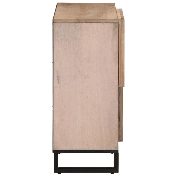 vidaXL Dressoir 80x34x75 cm massief mangohout