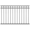 vidaXL Schuttingpaneel ASSEN staal 163x100 cm zwart