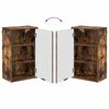 vidaXL Badkamer Kast Wandgemonteerd Gerookt eiken 39 x 23,5 x 65 cm
