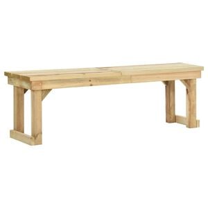vidaXL Tuinbank 140 cm ge&iuml;mpregneerd grenenhout