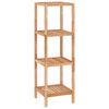 vidaXL Badkamerrek 36x36x112 cm massief walnotenhout