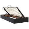 vidaXL Opslag bed met matras met matras Zwart 100 x 200 cm Nep Leer