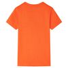 Kindershirt 104 donkeroranje