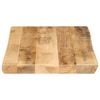 vidaXL Tafelblad met natuurlijke rand 50x40x2,5 cm massief mangohout
