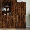 vidaXL Hoge kast 40x42,5x185 cm bewerkt hout gerookt eikenkleurig