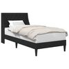 vidaXL Bedframe met hoofdeinde Zwart 80 x 200 cm Fluweel