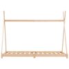 vidaXL Kinderbedframe massief grenenhout 70x140 cm