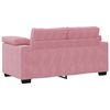 vidaXL Loveseat Sofa Roze 120 cm Fluweel