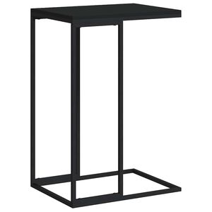 vidaXL Bijzettafel 40x30x59 cm bewerkt hout zwart
