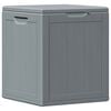 vidaXL Tuinbox 90 L PP houtlook grijs