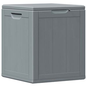 vidaXL Tuinbox 90 L PP houtlook grijs
