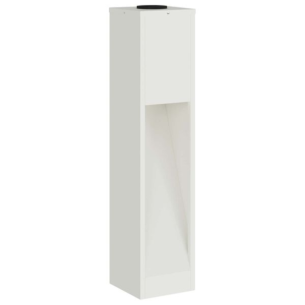 vidaXL Zonne LED Padverlichting 2 pcs Wit Koudgewalst staal