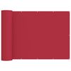 vidaXL Balkon Privacy Scherm 180 x 600 cm Stof met PU-coating Rood