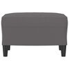vidaXL Voetenbank 60x50x41 cm kunstleer grijs